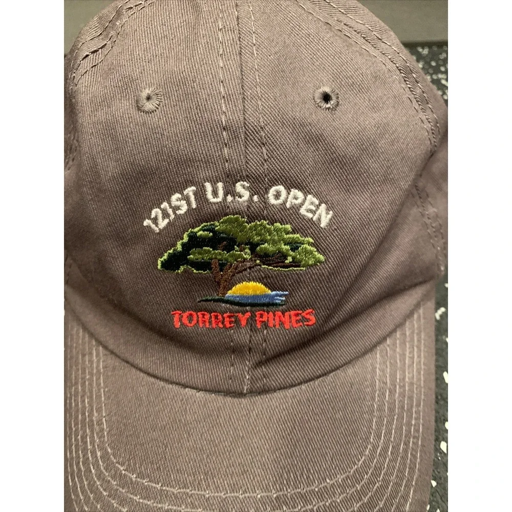 121st US Open‎ Torrey Pines  Dark Gray USGA Member Golf Cap Hat Adjustable Strap